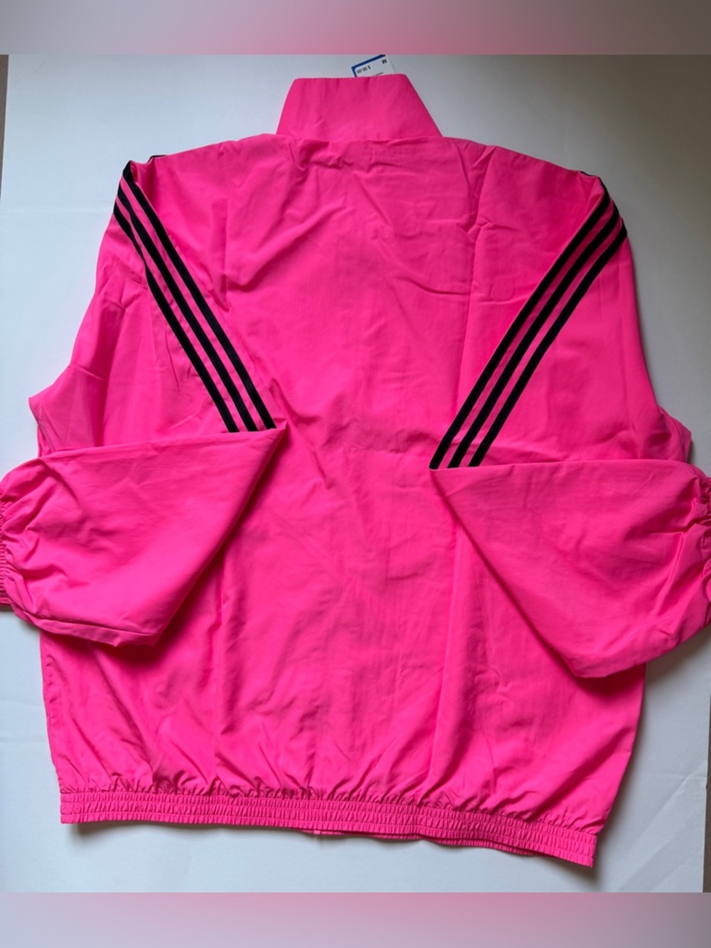 adidas Women's Oversized/Lightweight Firebird Track Jacket -Lucid Pink JV7489 - Picture 9 of 9